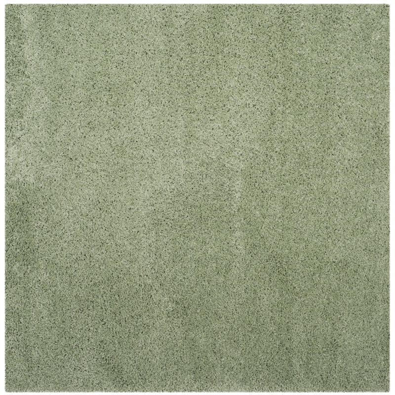 Combs Sgl-Laguna Shag Performance Solid Color Rug, Square 6'7"