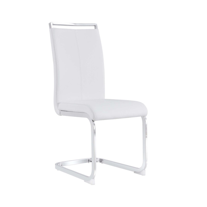 Chaises de salle à manger en polyuréthane à haut dossier, sièges confortables et élégants pour une décoration intérieure élégante