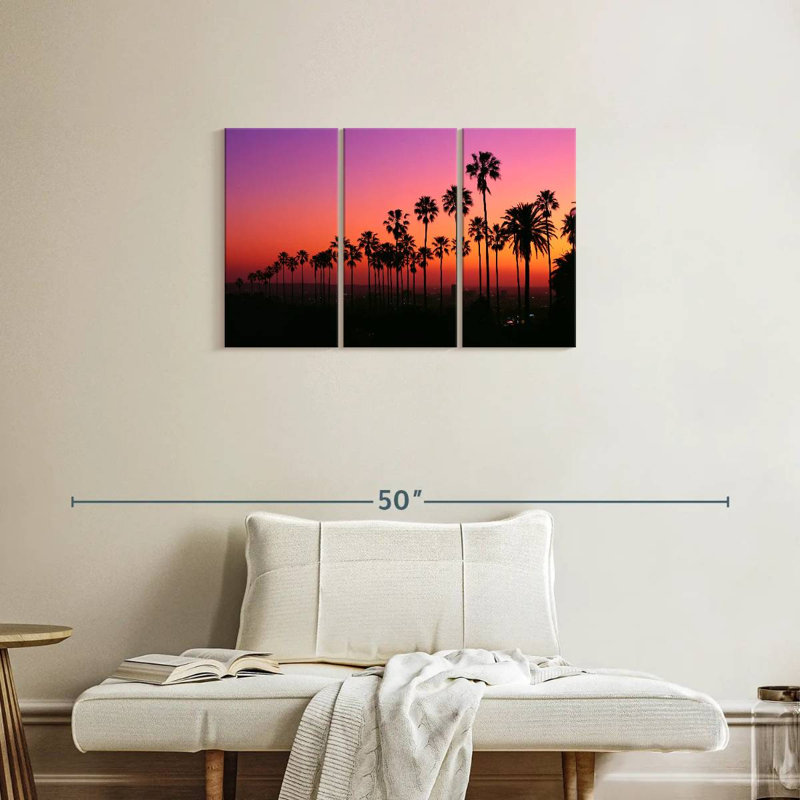 Harnek Los Angeles au crépuscule, H 20 po x l 33 po