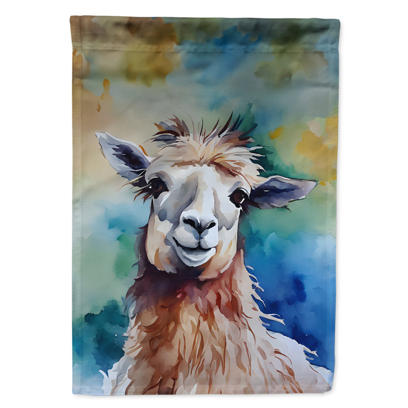 Drapeau de jardin de lama