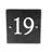 Davidge 15cm H Slate House Number