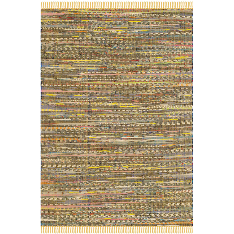 Weekley Rug Hand Woven Cotton Striped Rug