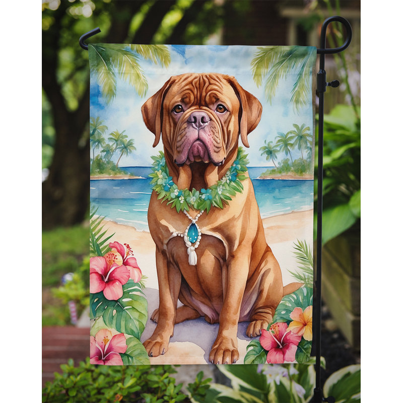 Drapeau de jardin en polyester double face H 15,5 po x l 11,25 po