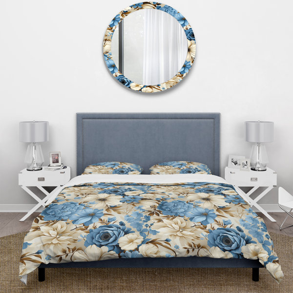 East Urban Home Anaphora Floral Duvet Cover Set | Wayfair