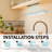 LEPOTEC 7.48Inch 10 LED Wireless Rechargeable Motion Sensor Cabinet Light-91018157