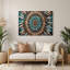 «Thanksgiving Native American motifs», art mural en métal brun-607133109