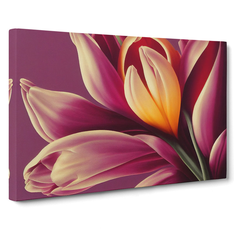 Beaming Flowers - Wrapped Canvas, 40cm H x 60cm W x 3cm D