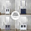 Meuble-lavabo double 72 po L Gris foncé, avec armoires latérales, robinet, 28 miroirs et une finition en céramique grise avec robinet inclus, longue durée
