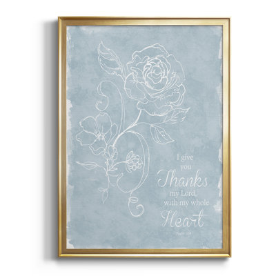 Toile encadrée de qualité supérieure Whole Heart - prête à être accrochée