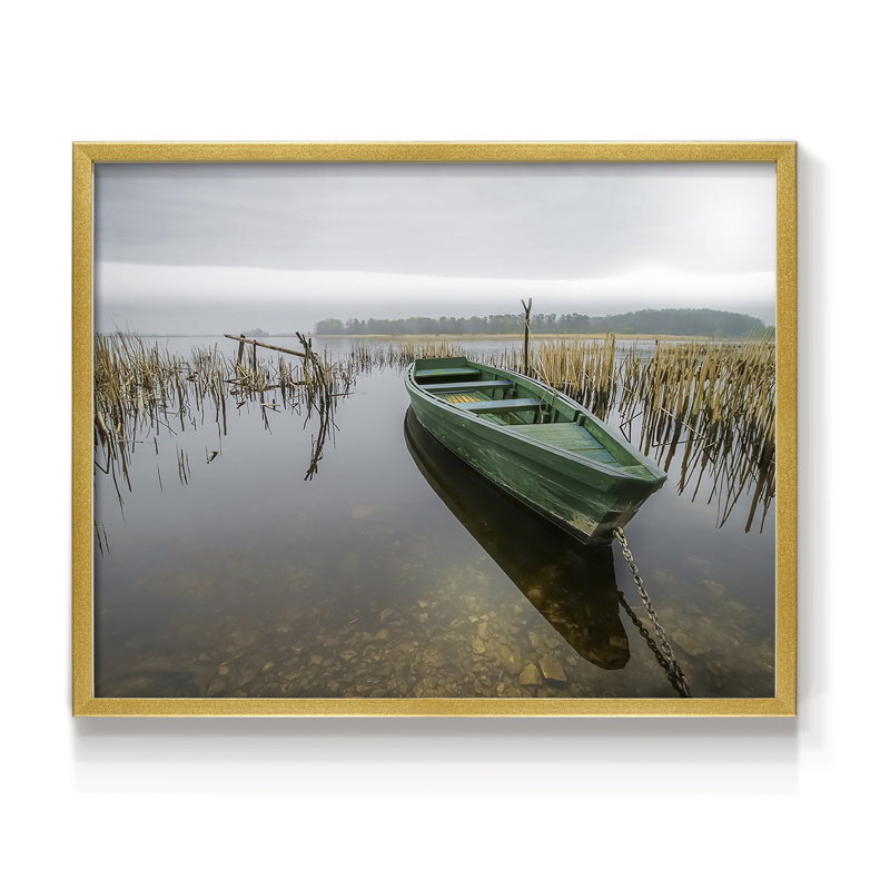 Green One -Framed Print - Restickable