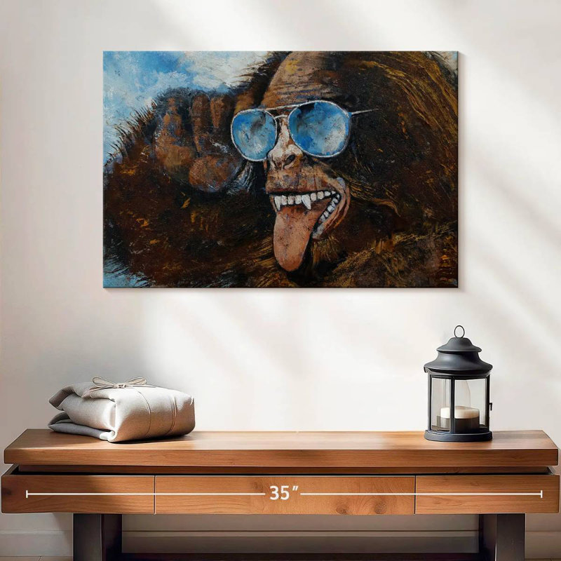 Brampt Cool Bigfoot, 16" H x 24" W