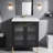 Xaden 28.09 " W Freestanding Standard 1 Single Vanity Bathroom Vanity With Ceramic Top