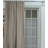 Bohemian Handcrafted Linen Curtains – Peach & Grey Block Print Floral Jhroka Window Drapes-455144905