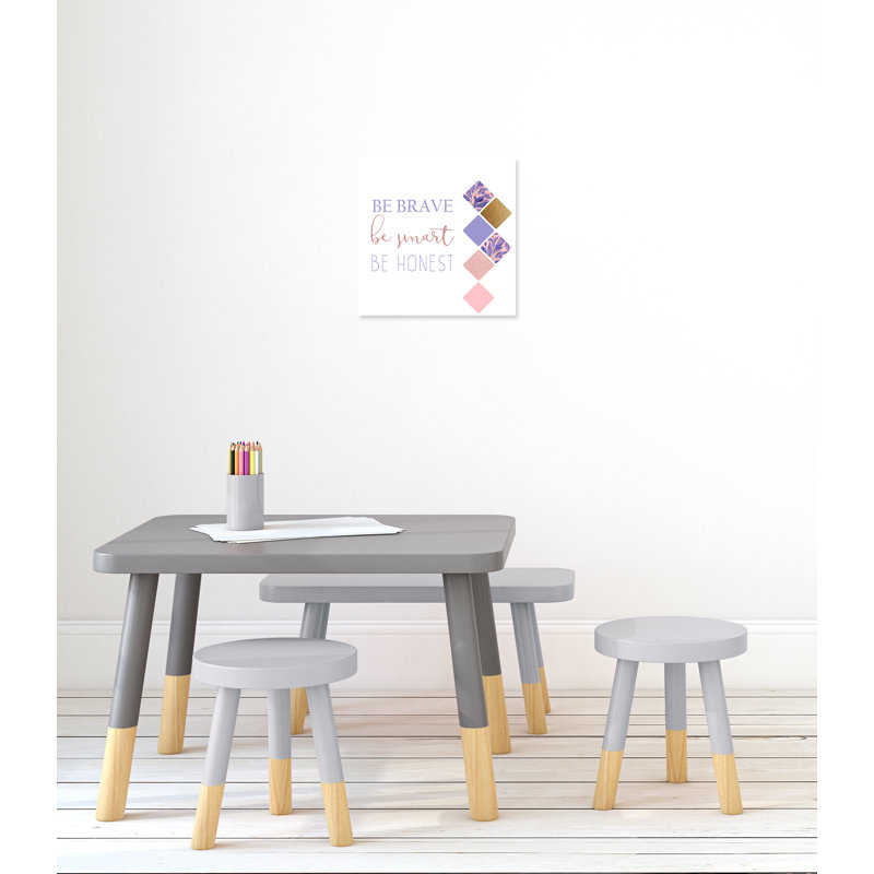 Soyez solide 2, H 16 po x l 16 po x P 1,5 po, Toile