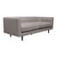 Canapé Madylin de 80 po de large avec accoudoirs en tissu et pieds en bois noir-475312003