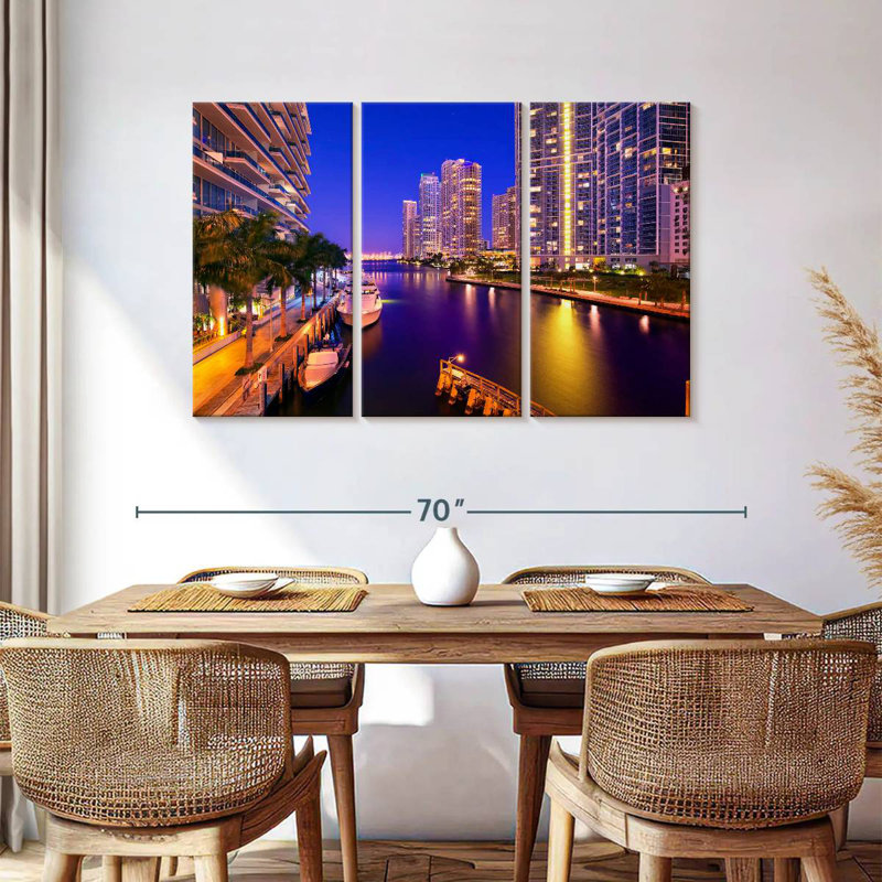 Sirpi Downtown Miami Riverwalk, H 36 po x l 57 po