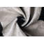 Coussin en velours noir et blanc à motif de chevrons V 16 x 16