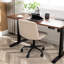 Chaise pivotante pour bureau en beige - réglable en hauteur, tissu respirant doux, siège en mousse épaisse, fabrication stable en métal, 5 fonctions réglables, base, bureaux professionnels roulants-1332280184-1332280185