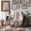 Jeté Boho Pink Hues - 1 pièce de qualité supérieure Sherpa-408601708