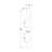 Plastic 0.69 in. W x 78.75 in. L Wall Base in