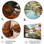 Ensemble de 5 décorations murales en métal