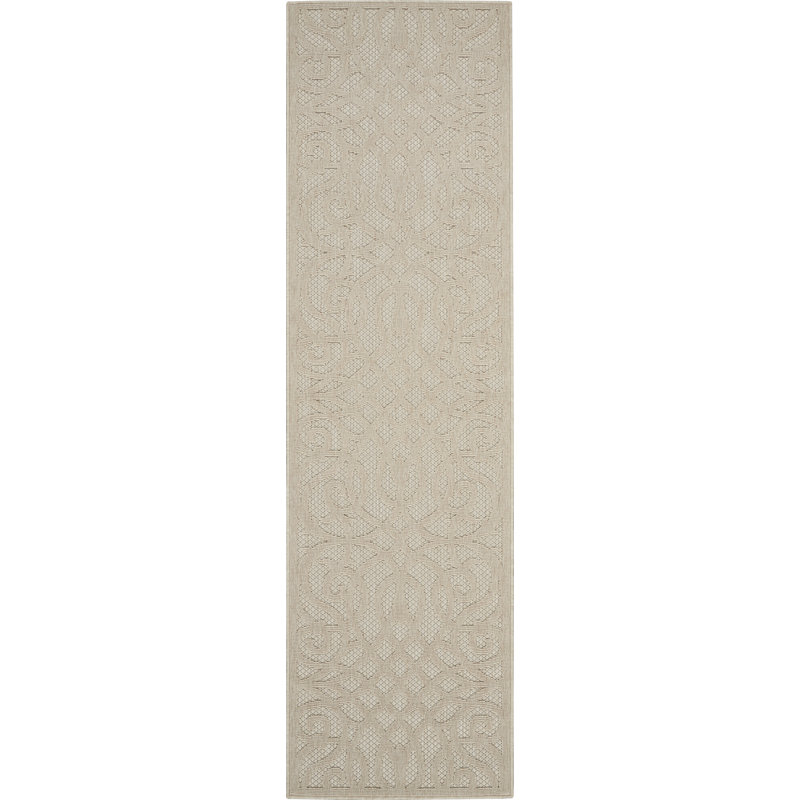 Tapis crème Therese, Tapis de couloir 2 pi 2 po x 7 pi 6 po