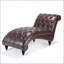 Chaise longue sans accoudoirs touffetée-2042838650