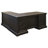 Cashawn L-Shaped Executive Desk with Power Outlet