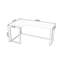 Bureau en bois massif en forme de L Burlywood-782834468-782834470