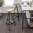 Melster 30" Modern Industrial Metal Backless Circular Bar Stool-1062454569