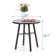 Alyah 2 - Person Metal Patio Dining Set with Round Table
