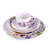 Summer Aquarelle 20 Piece Bone China Dinnerware Set - Service for 4