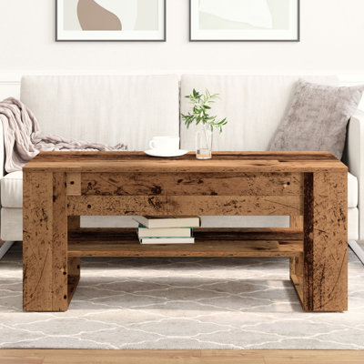 Coffee Table Old Wood Wood Medium Rectangular