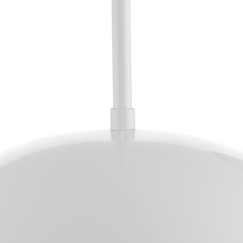 Ashantae 1 - Light Dome Pendant, 120.5" H x 15.75" W x 15.75" D, White
