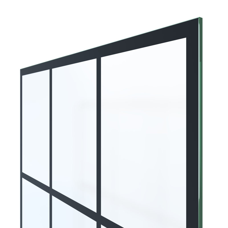Esprit 32 in. x 78 in. French Monture Single Fixed Shower Panel