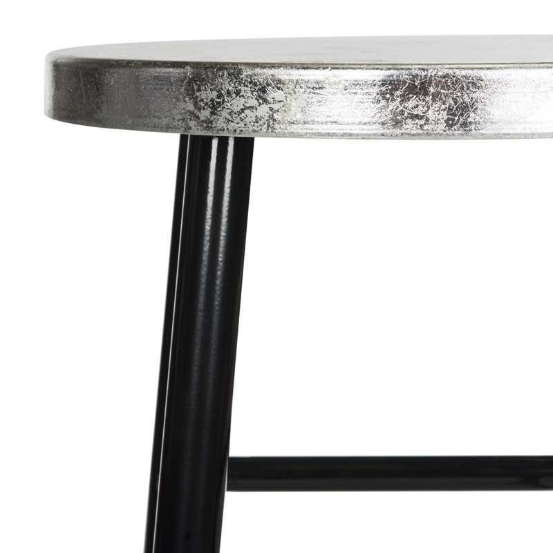Simonds Counter Stool with Metal Frame, Black