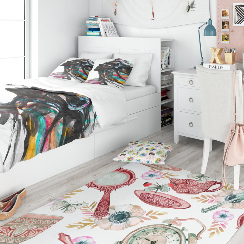 Modern & Contemporary Abstract Duvet Cover, Twin Duvet Cover + 1 Sham