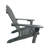 Grey Wood Chair - Foldable For Easy Handling, Comfortable Armrest And Seat, Solid Hardwood, Various Outdoor Indoor Locations Patio, Porch, Deck Garden