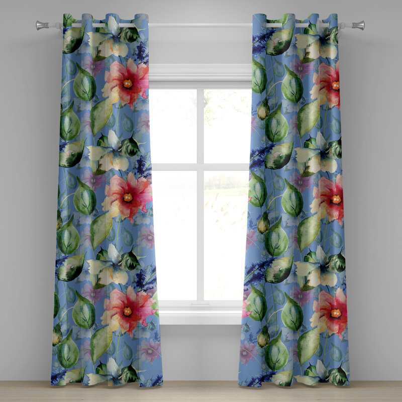 Semi Sheer Curtain Pair