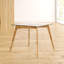 Tillar Square Glass Top Dining Table with Wood Base