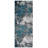 Costales Area Rug Washable Rug Silver Vintage Traditional Non Slip Carpet - MACHINE MADE HEATSET POLYPROPYLENE AREA RUGS -Runner | Silver & Ivory Color | Abstract Design | Area Rugs for Living room, Bedroom-27434964