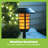 Bell+Howell Colour Changing Solar Powered Pathway Lights With Remote Control, Wireless Auto On/off
