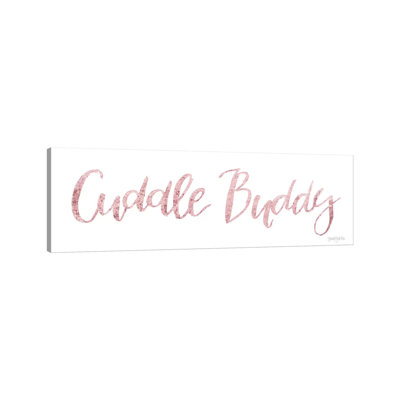 Sweet Baby Girl, Pink V 1 Piece Wrapped Canvas Panoramic Wall Art