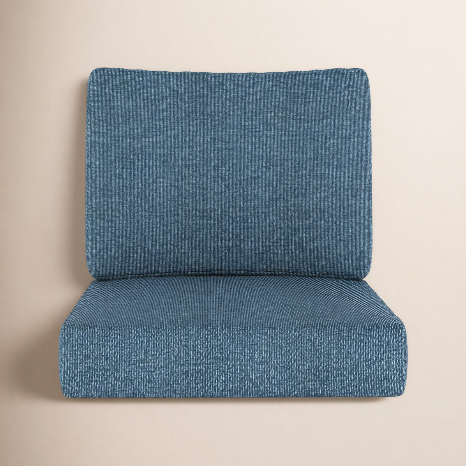 Lani Outdoor Sunbrella Seat/Back Cushion, Sunbrella® Spectrum Denim