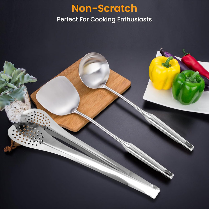 3-piece Stainless Steel Utensil Set