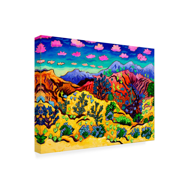 Transporté par Cathy Carey - peinture sur toile tendue, H 18 po x l 24 po x P 2 po