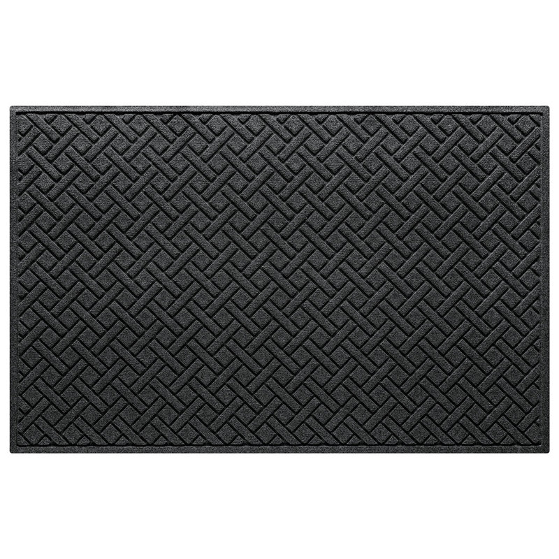 Paillasson WaterHog® Lattice, Gris anthracite, H 0,375 po x l 72 po x P 48 po