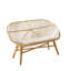 Banc rembourré en coton et lin Breeley