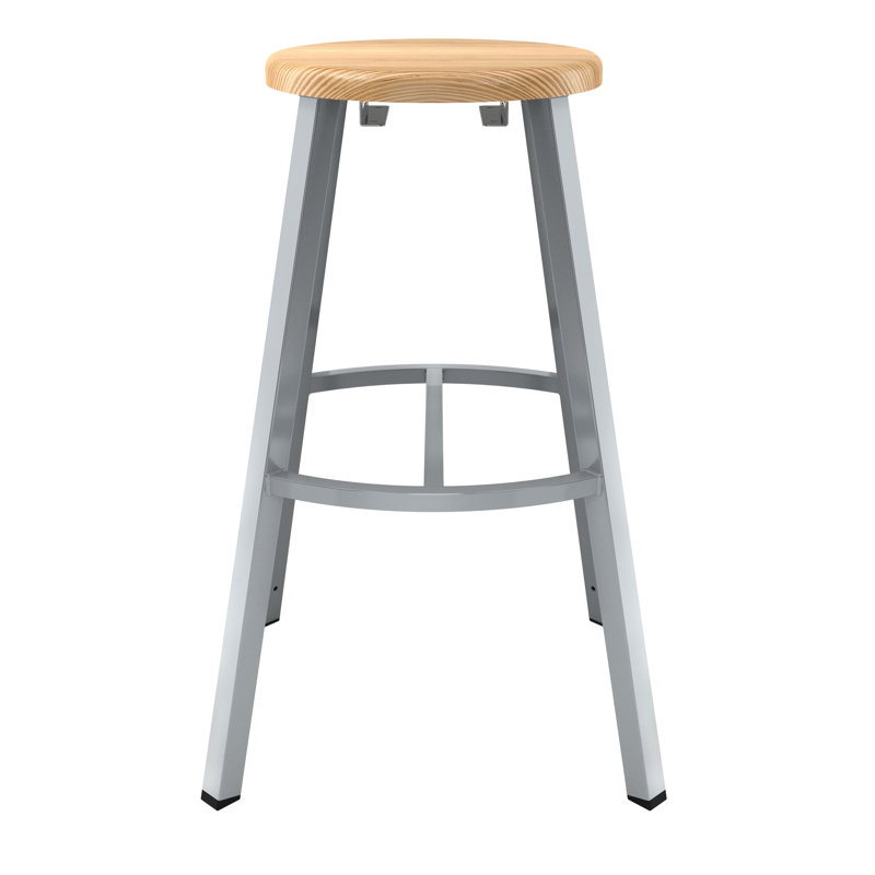 Tabouret industriel / fixe à hauteur fixe, siège de boucher, H 30 po
