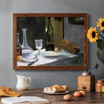 Still Life With Bottles, 1862, reproduction d'art sur toile